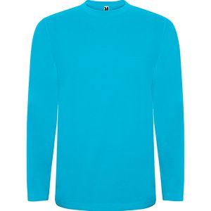 Roly CA1217 - EXTREME Long-sleeve t-shirt in tubular fabric and 4-layer crew neck Turquoise