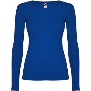 Roly CA1218 - EXTREME WOMAN Semi fitted long-sleeve t-shirt with fine trimmed neck Royal Blue