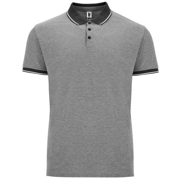 Roly PO0395 - BOWIE Heather short-sleeve polo shirt