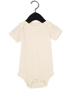 BELLA+CANVAS B100B - Baby Jersey Short Sleeve One Piece Naturales