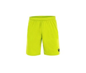 MACRON MA5223 - Shorts esportivos em tecido Evertex Fluo Yellow
