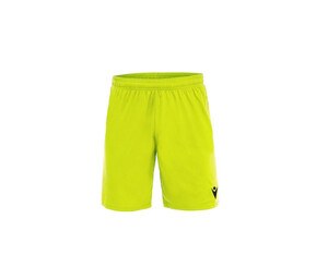 MACRON MA5223J - Children's sports shorts in Evertex fabric Fluo Yellow