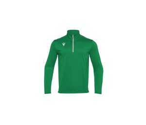 MACRON MA5418 - Breathable zip-neck T-shirt Green