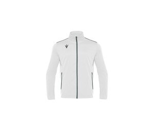 MACRON MA8122J - Children's large zip sweatshirt White