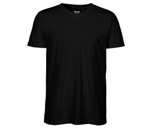 NEUTRAL O61005 - T-shirt homme col V Black