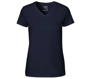 Neutral O81005 - Women's V-neck T-shirt Navy