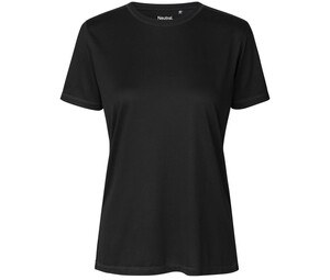 Neutral R81001 - T-shirt til genbrug af polyester, åndbar til kvinder Black