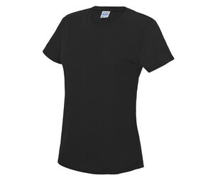 Just Cool JC005 - Neoteric ™ åndbar T-shirt til kvinder Jet Black