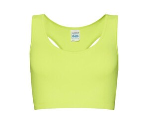 Just Cool JC017 - Short women's tank top Electric Yellow