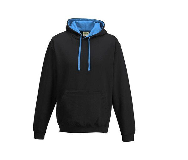 AWDIS JH003 - Urban Contrast Hoodie with Warm Kangaroo Pockets