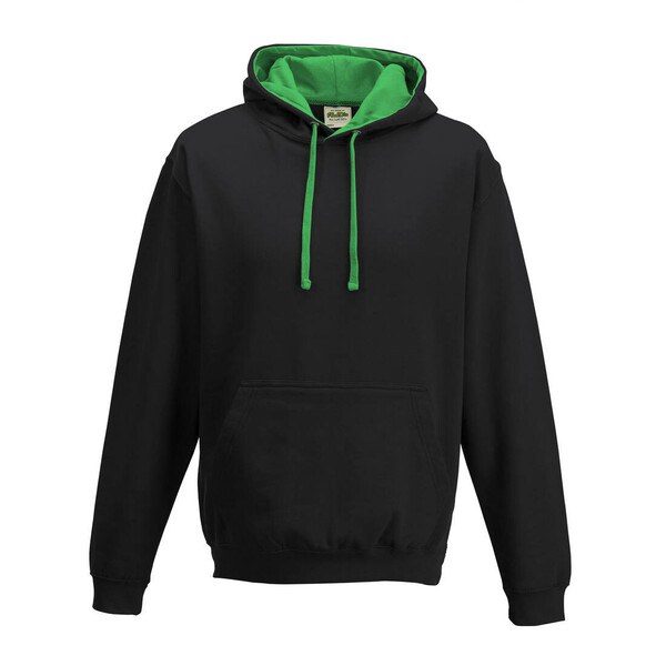 AWDIS JH003 - Urban Contrast Hoodie with Warm Kangaroo Pockets