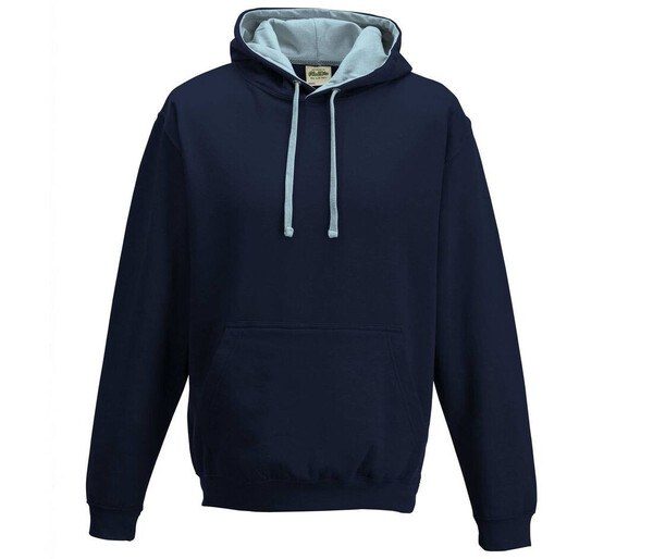 AWDIS JH003 - Urban Contrast Hoodie with Warm Kangaroo Pockets