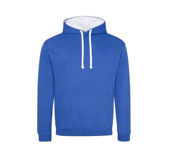 AWDIS JH003 - Urban Contrast Hoodie with Warm Kangaroo Pockets