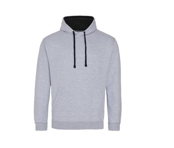 AWDIS JH003 - Urban Contrast Hoodie with Warm Kangaroo Pockets