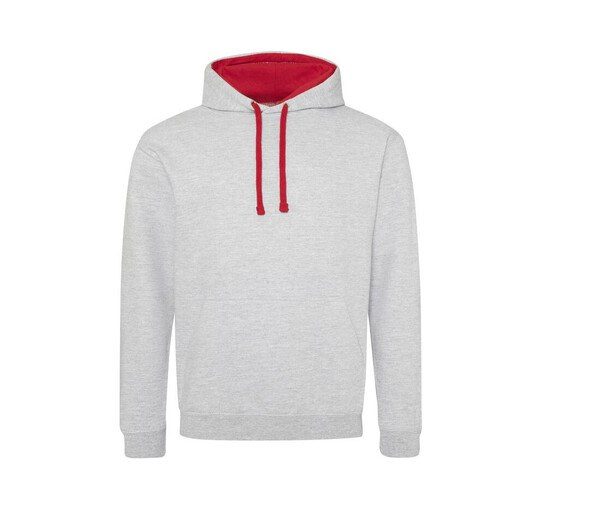 AWDIS JH003 - Urban Contrast Hoodie with Warm Kangaroo Pockets