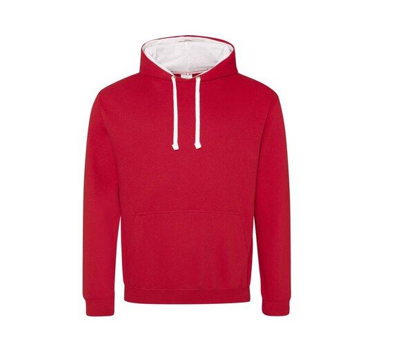 AWDIS JH003 - Urban Contrast Hoodie with Warm Kangaroo Pockets