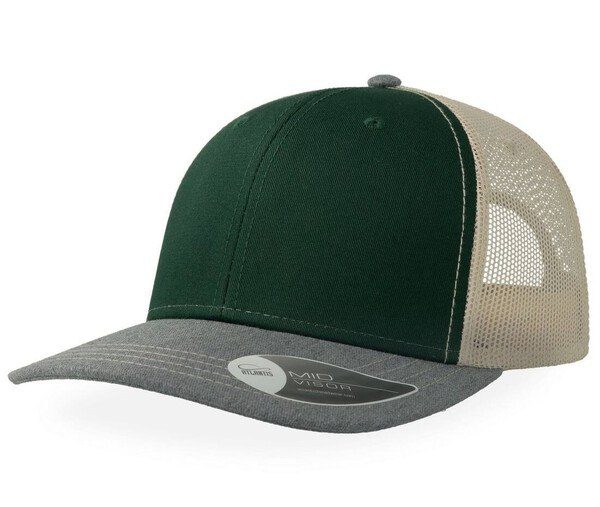 Atlantis AT212 - Gorra Tricolor Estilo Trucker Atlantis