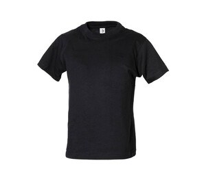 Tee Jays TJ1100B - Camiseta orgânica de crianças de poder Black
