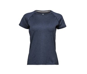 Tee Jays TJ7021 - Camiseta esportiva feminina Navy Melange