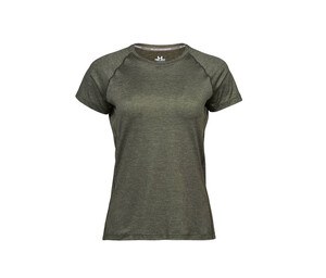 Tee Jays TJ7021 - Camiseta esportiva feminina Olive Melange