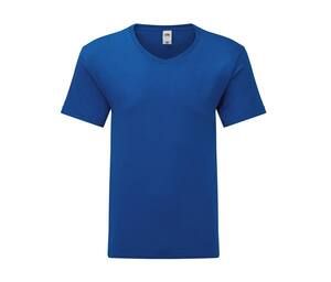 Fruit of the Loom SC154 - Men's v-neck t-shirt Royal Blue