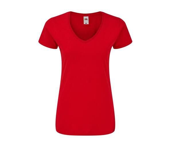 Fruit of the Loom SC155 - Camiseta mujer cuello pico