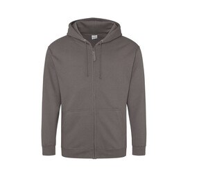 AWDIS JH050 - Zipped sweatshirt Steel Grey
