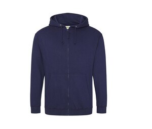AWDIS JH050 - Zipped sweatshirt Oxford Navy