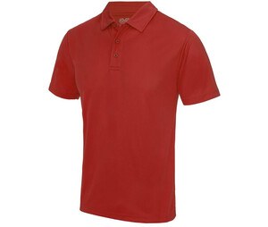 Just Cool JC040 - Breathable men's polo shirt Fire Red