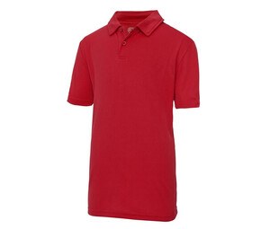 Just Cool JC040J - Breathable children's polo shirt Fire Red