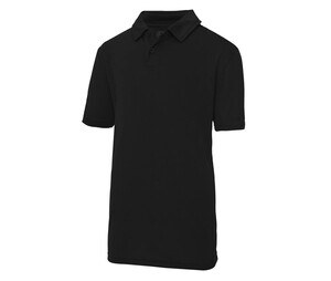 Just Cool JC040J - Breathable children's polo shirt Jet Black
