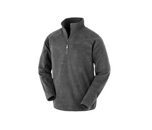 Result RS905X - Zip-neck fleece in recycled polyester Grey