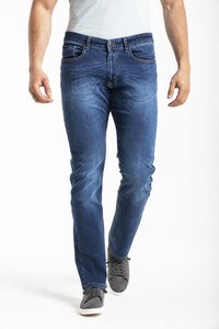 RICA LEWIS RL703 - Straight Stretch Jeans för män Pool Blue