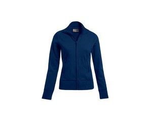 Promodoro PM5295 - Sweatshirt med stor lynlås til kvinder Navy