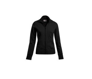 Promodoro PM5295 - Women's large zip sweatshirt Black