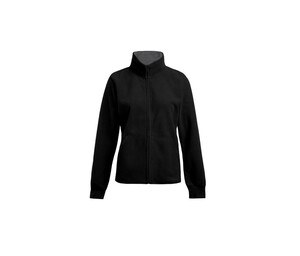 Promodoro PM7985 - Tyk kvinde fleece jakke Black / Light Grey