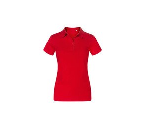 Promodoro PM4025 - Damen Jersey Strick Poloshirt Fire Red