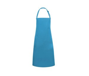 Karlowsky KYBLS4 - Basic bib apron with buckle Turquoise