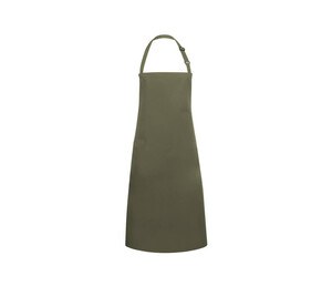 Karlowsky KYBLS4 - Basic bib apron with buckle Moss Green
