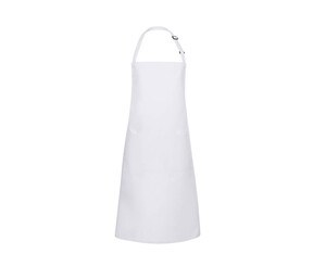 Karlowsky KYBLS5 - Basic bib apron with buckle and pocket White