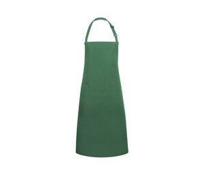 Karlowsky KYBLS5 - Basic bib apron with buckle and pocket Forest Green