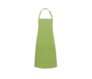 Karlowsky KYBLS5 - Basic bib apron with buckle and pocket Lime