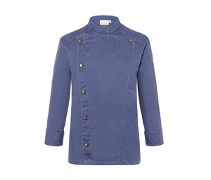 Karlowsky KYJM24 - Jaqueta do chef estilo jeans Vintage Blue