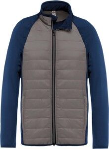 Proact PA233 - Dual-fabric sports jacket Marl Grey / Sporty Navy