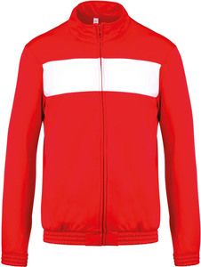 PROACT PA347 - Adults' tracksuit top Sporty Red / White