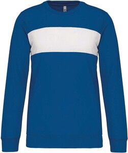 PROACT PA373 - Polyester sweatshirt Sporty Royal Blue / White