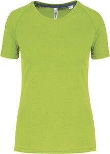 PROACT PA4013 - Ladies' recycled round neck sports T-shirt Lime