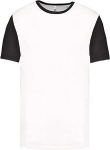 Proact PA4024 - Dwukolorowa koszulka dziecięca z krótkim rękawem Biało/czarny