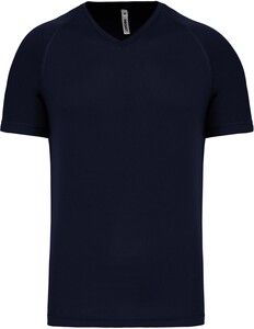 PROACT PA476 - Men's V-neck short-sleeved sports T-shirt Sporty Navy