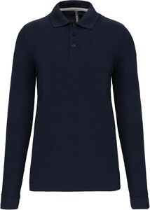 WK. Designed To Work WK276 - Men's long-sleeved polo shirt Navy